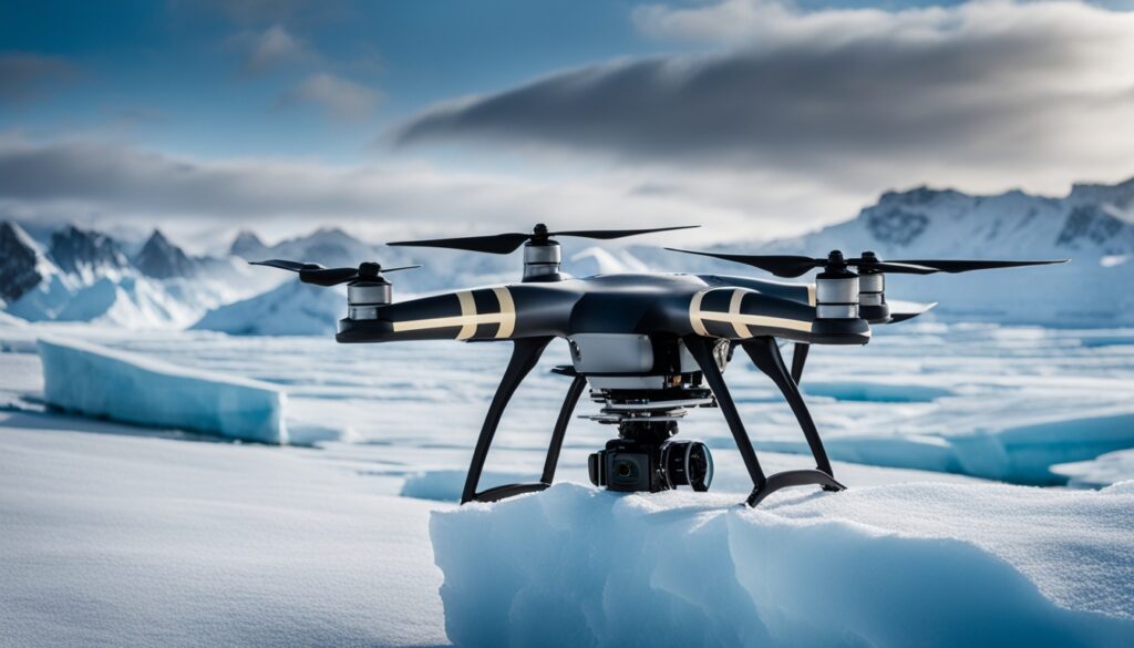 Aerial Monitoring of Glaciers and Sea Ice