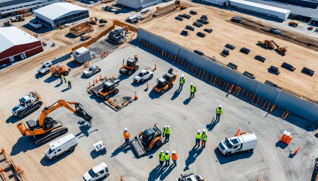 drone-powered construction site visibility